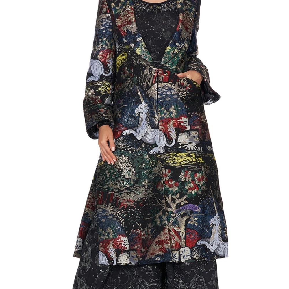 ISO CAMILLA MIDNIGHT MOON HOUSE LONG JACKET